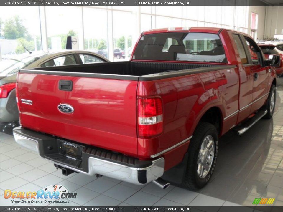 2007 Ford F150 XLT SuperCab Redfire Metallic / Medium/Dark Flint Photo #2