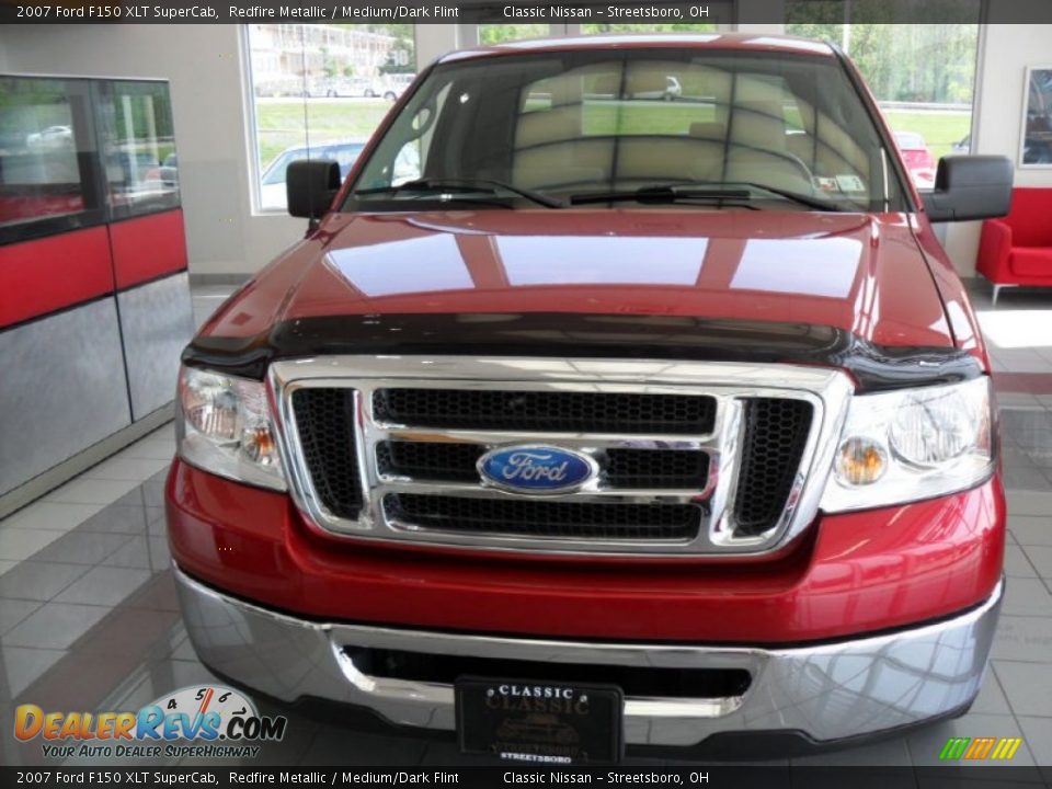 2007 Ford F150 XLT SuperCab Redfire Metallic / Medium/Dark Flint Photo #3