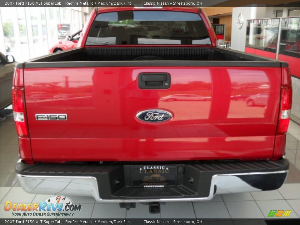 2007 Ford F150 XLT SuperCab Redfire Metallic / Medium/Dark Flint Photo #4