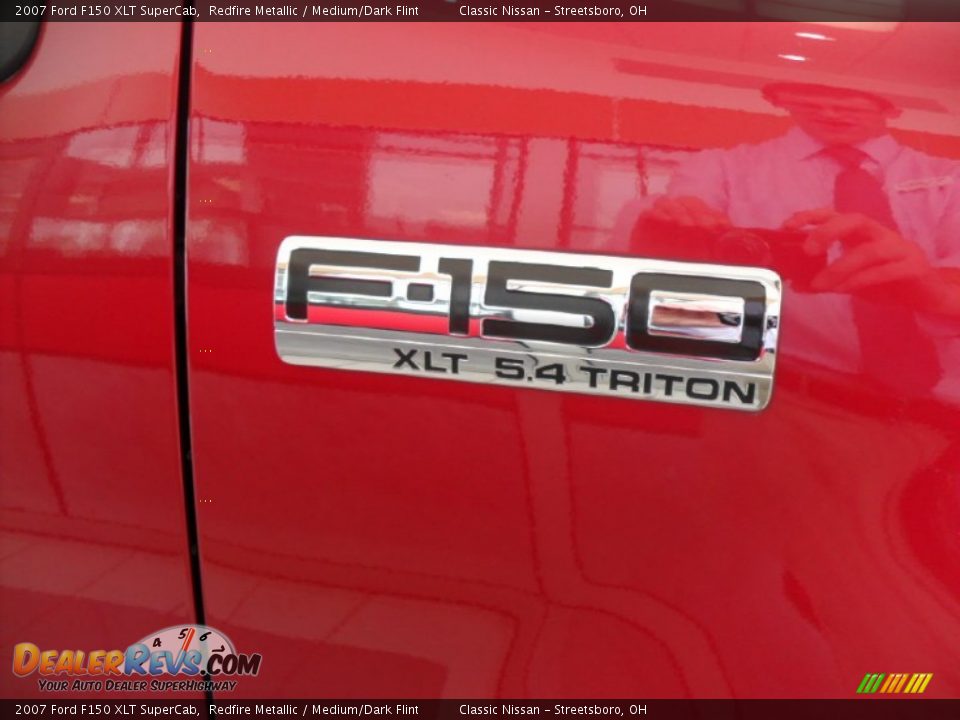 2007 Ford F150 XLT SuperCab Redfire Metallic / Medium/Dark Flint Photo #7