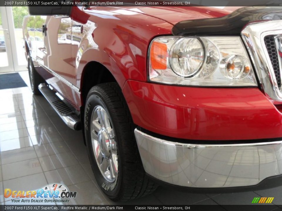 2007 Ford F150 XLT SuperCab Redfire Metallic / Medium/Dark Flint Photo #11