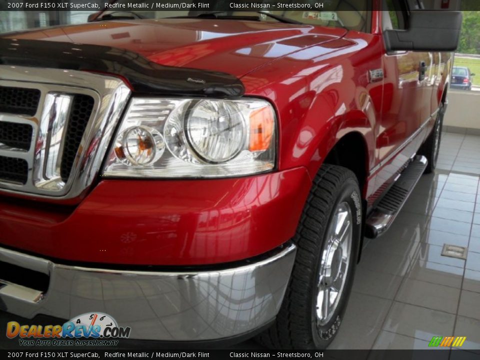 2007 Ford F150 XLT SuperCab Redfire Metallic / Medium/Dark Flint Photo #13