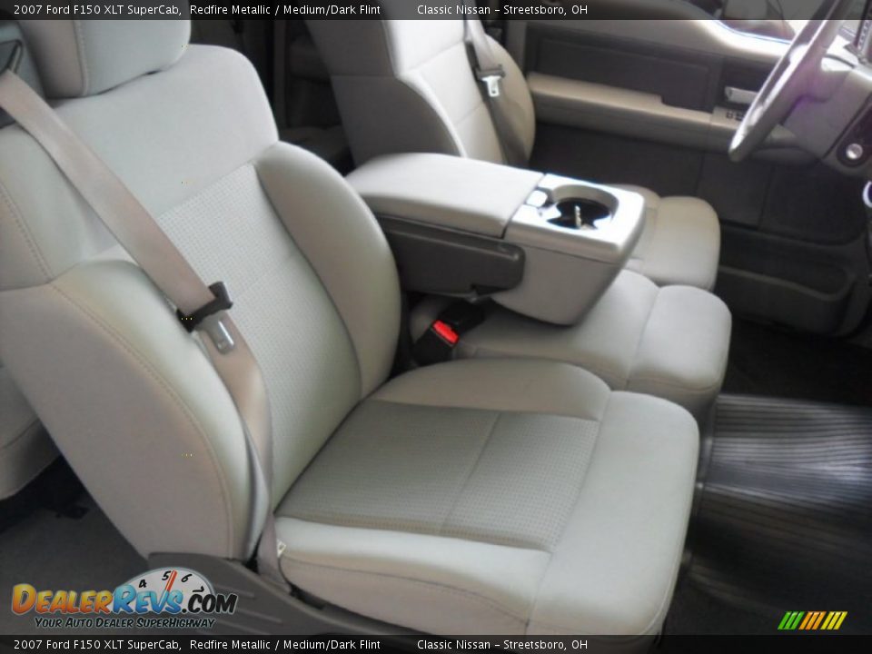 2007 Ford F150 XLT SuperCab Redfire Metallic / Medium/Dark Flint Photo #14