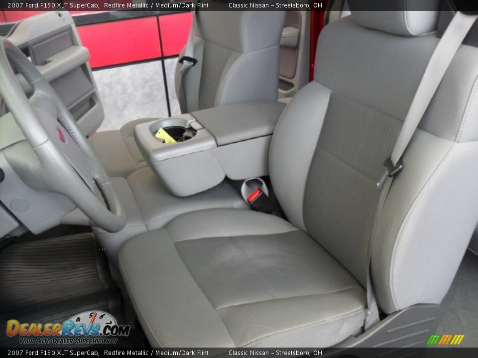 2007 Ford F150 XLT SuperCab Redfire Metallic / Medium/Dark Flint Photo #18