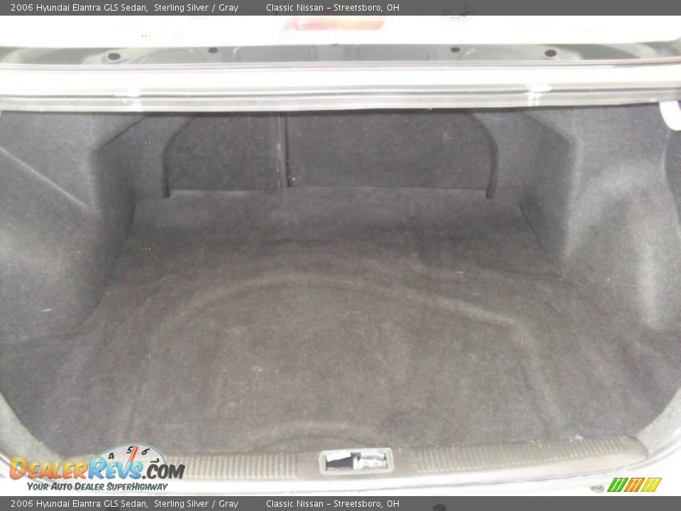 2006 Hyundai Elantra GLS Sedan Sterling Silver / Gray Photo #30