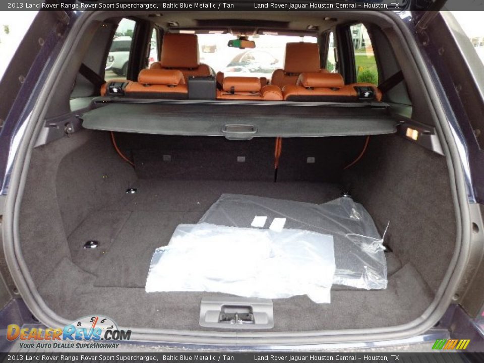 2013 Land Rover Range Rover Sport Supercharged Baltic Blue Metallic / Tan Photo #10