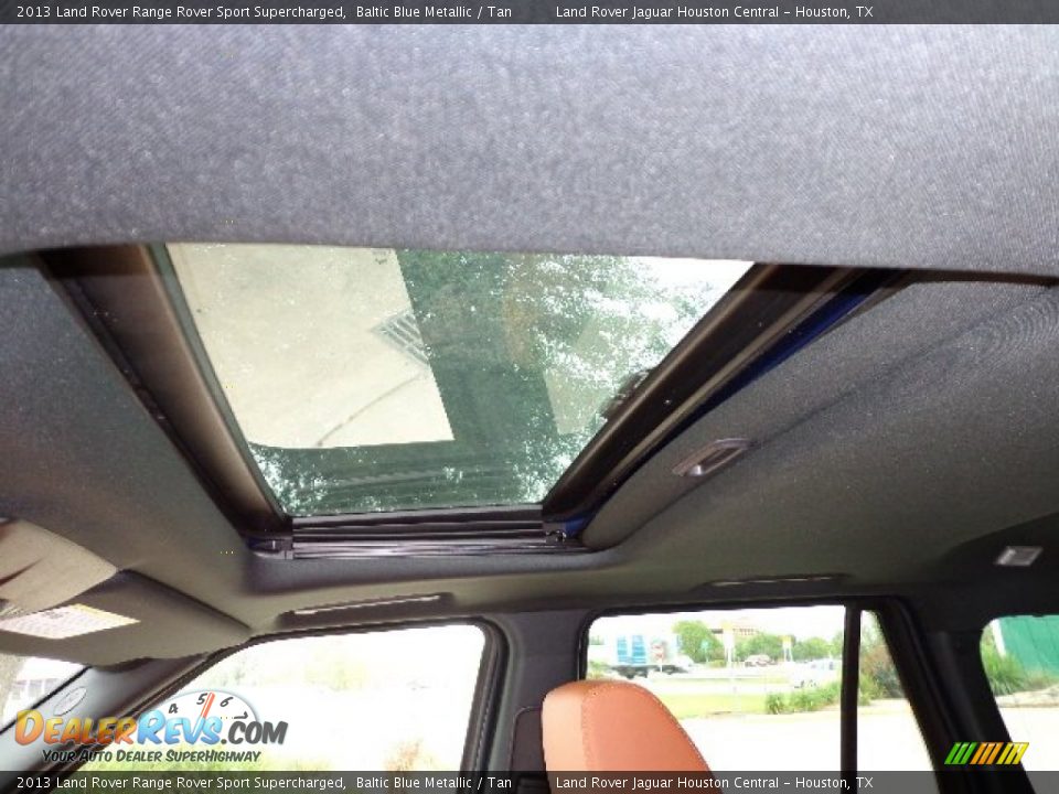 2013 Land Rover Range Rover Sport Supercharged Baltic Blue Metallic / Tan Photo #15