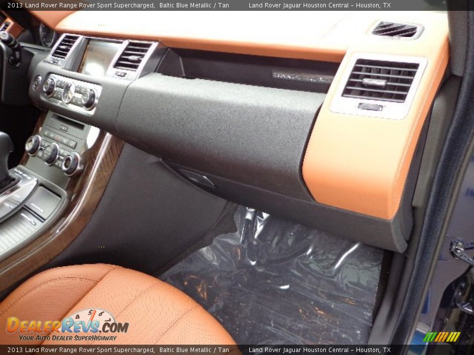 2013 Land Rover Range Rover Sport Supercharged Baltic Blue Metallic / Tan Photo #19