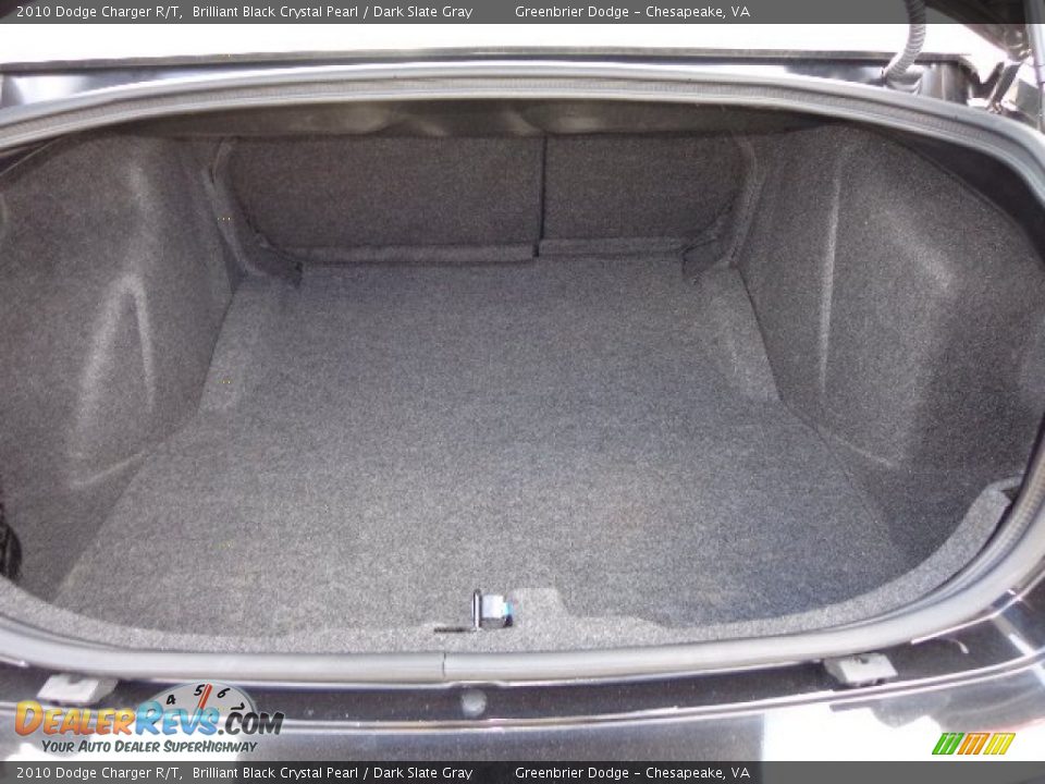 2010 Dodge Charger R/T Brilliant Black Crystal Pearl / Dark Slate Gray Photo #13