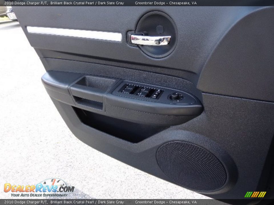 2010 Dodge Charger R/T Brilliant Black Crystal Pearl / Dark Slate Gray Photo #15