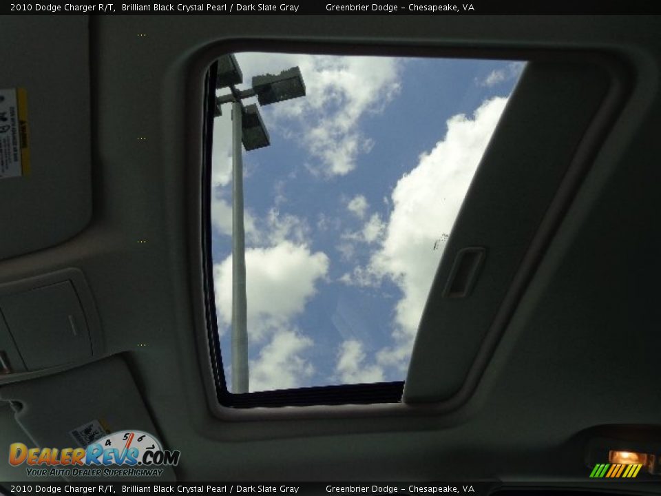 2010 Dodge Charger R/T Brilliant Black Crystal Pearl / Dark Slate Gray Photo #16