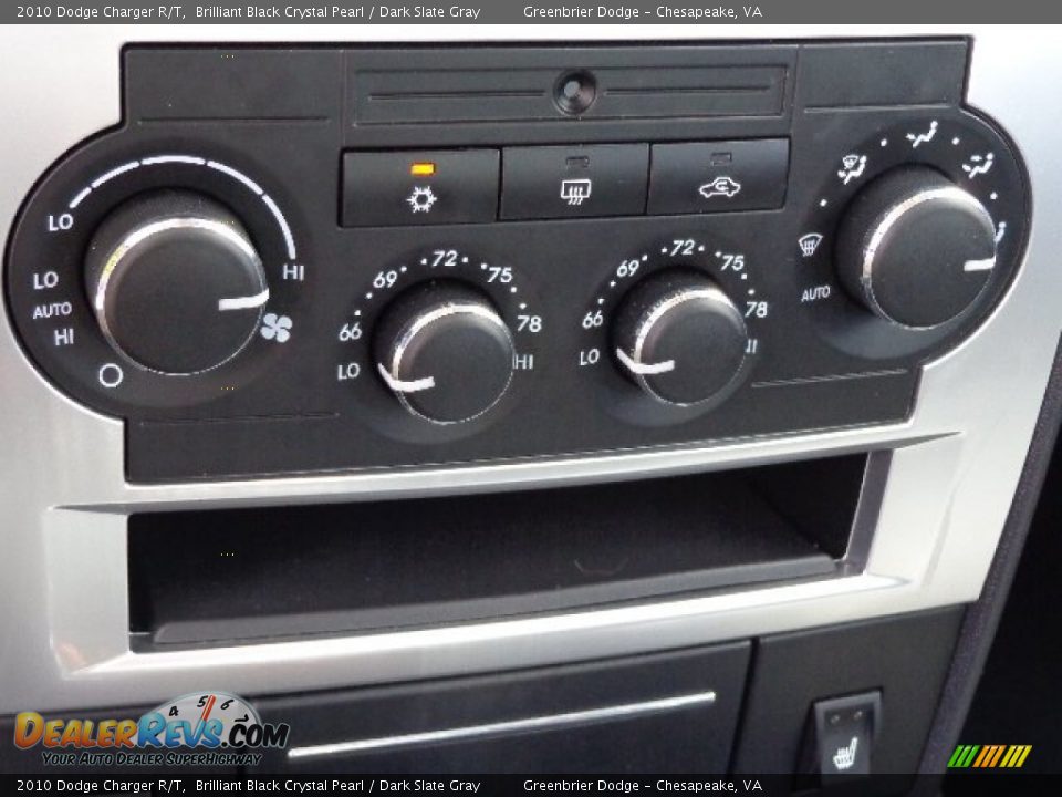 2010 Dodge Charger R/T Brilliant Black Crystal Pearl / Dark Slate Gray Photo #18