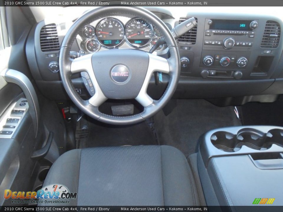 2010 GMC Sierra 1500 SLE Crew Cab 4x4 Fire Red / Ebony Photo #6