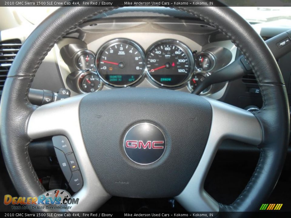 2010 GMC Sierra 1500 SLE Crew Cab 4x4 Fire Red / Ebony Photo #11