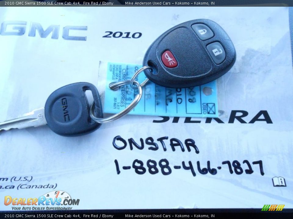2010 GMC Sierra 1500 SLE Crew Cab 4x4 Fire Red / Ebony Photo #19
