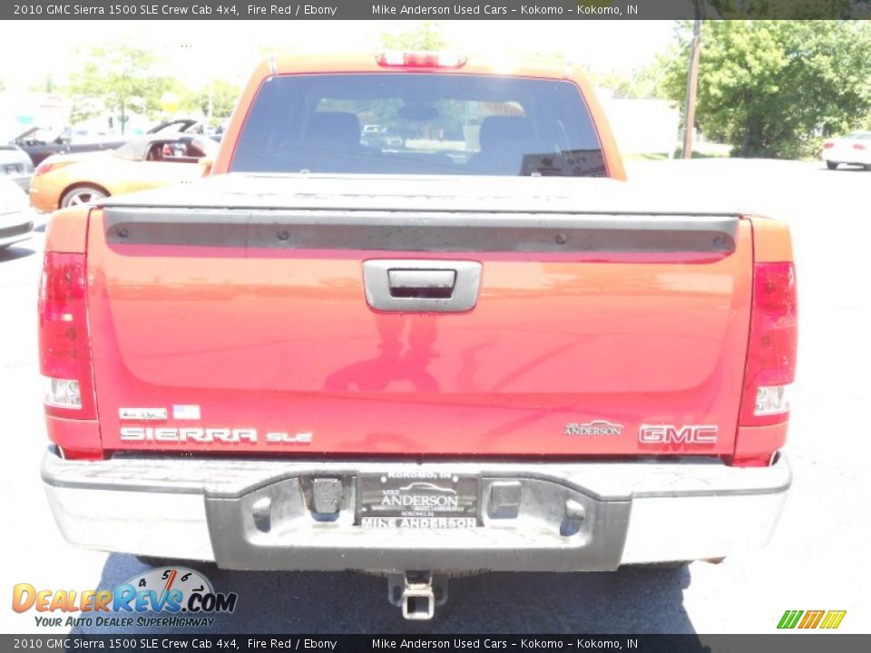 2010 GMC Sierra 1500 SLE Crew Cab 4x4 Fire Red / Ebony Photo #21