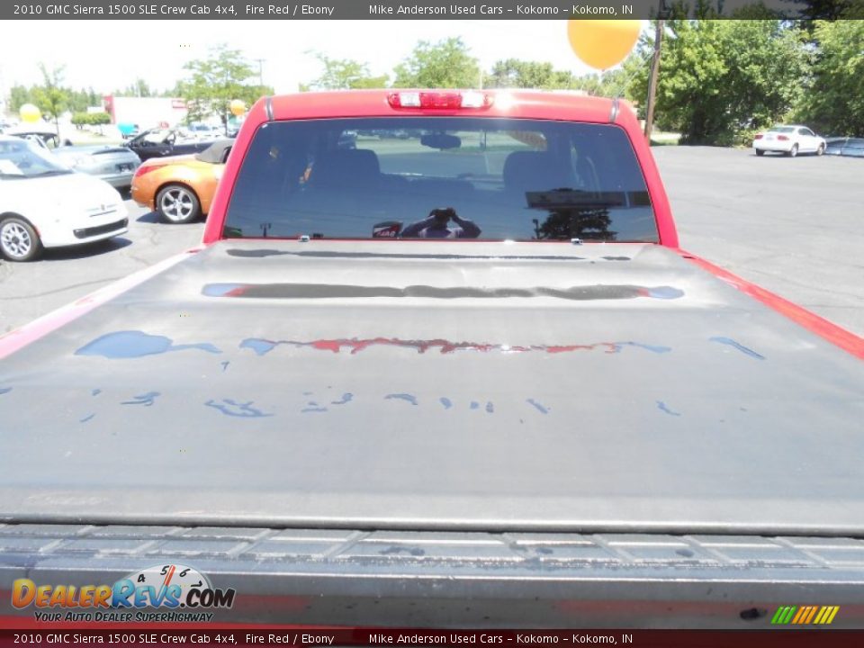 2010 GMC Sierra 1500 SLE Crew Cab 4x4 Fire Red / Ebony Photo #22