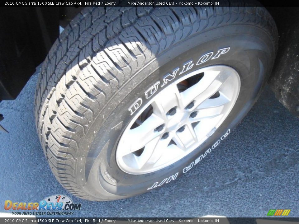 2010 GMC Sierra 1500 SLE Crew Cab 4x4 Fire Red / Ebony Photo #24