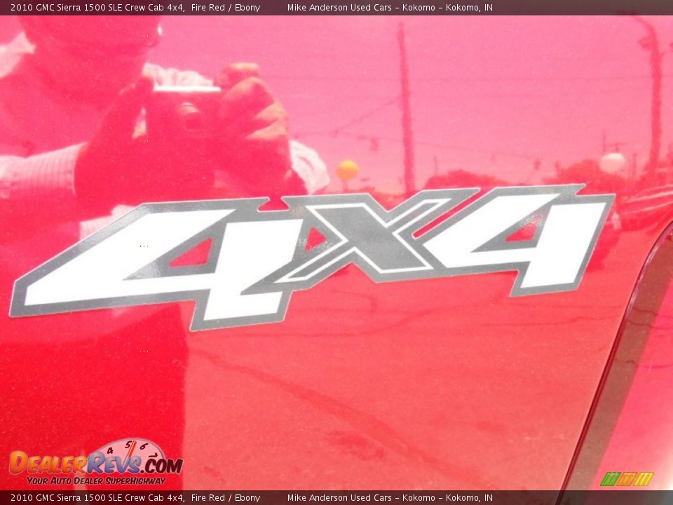 2010 GMC Sierra 1500 SLE Crew Cab 4x4 Fire Red / Ebony Photo #28