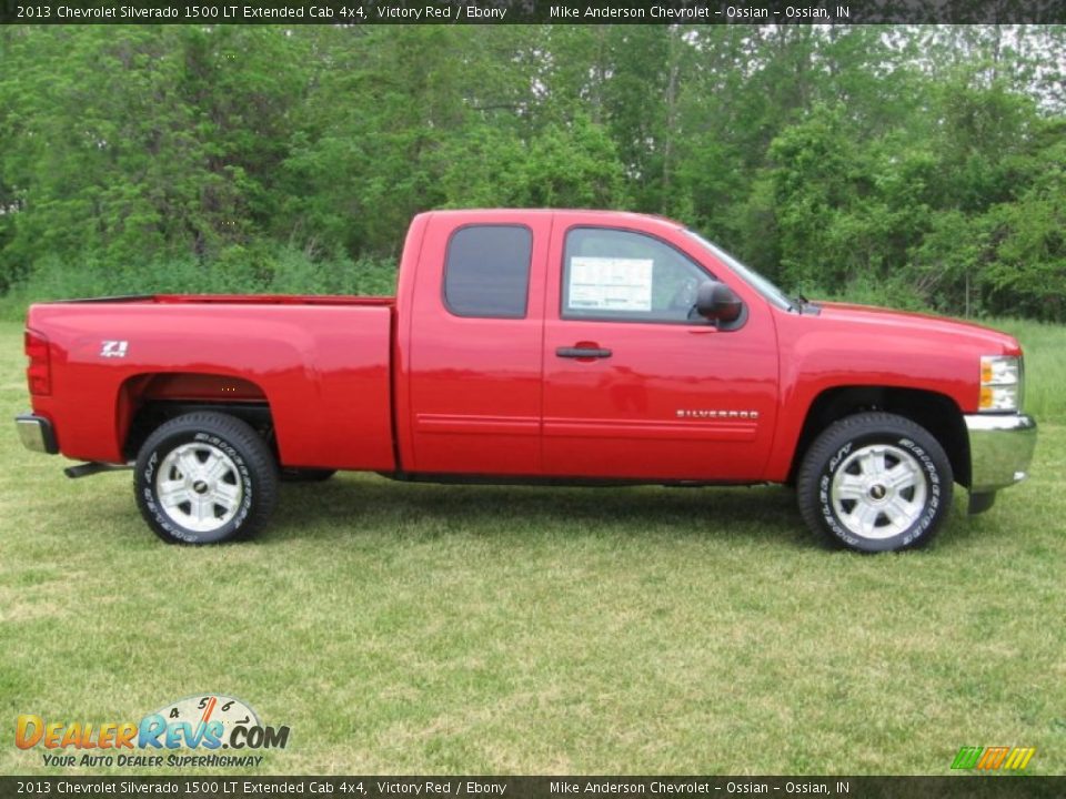 2013 Chevrolet Silverado 1500 LT Extended Cab 4x4 Victory Red / Ebony Photo #2
