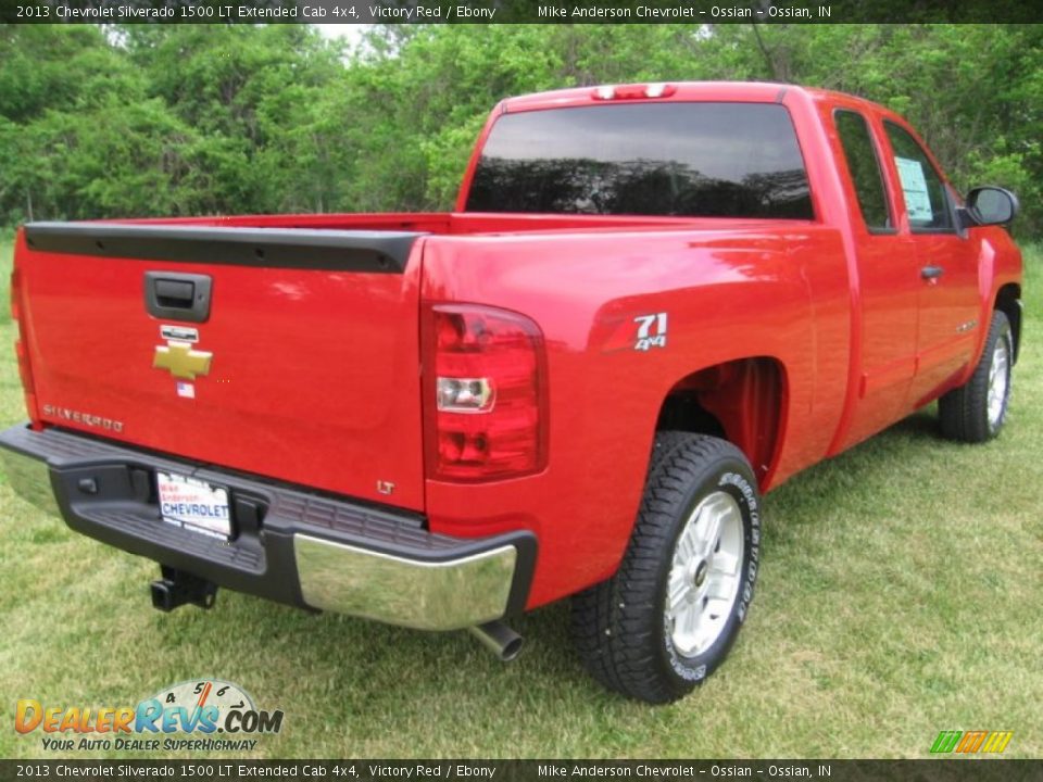 2013 Chevrolet Silverado 1500 LT Extended Cab 4x4 Victory Red / Ebony Photo #3