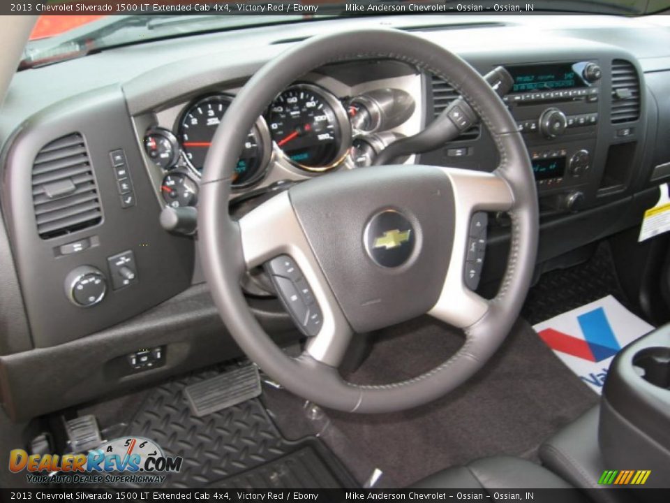 2013 Chevrolet Silverado 1500 LT Extended Cab 4x4 Victory Red / Ebony Photo #6