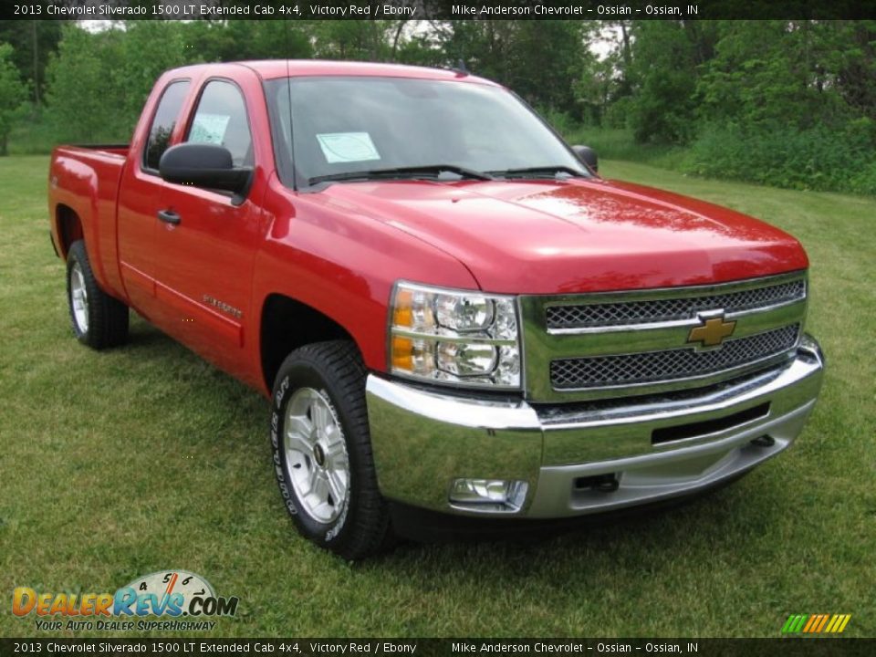 2013 Chevrolet Silverado 1500 LT Extended Cab 4x4 Victory Red / Ebony Photo #14