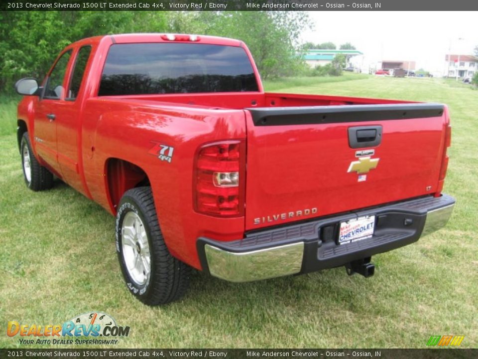 2013 Chevrolet Silverado 1500 LT Extended Cab 4x4 Victory Red / Ebony Photo #16