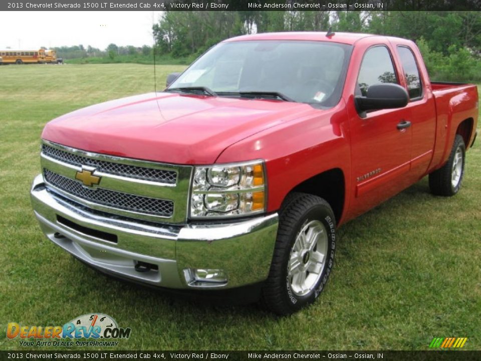 2013 Chevrolet Silverado 1500 LT Extended Cab 4x4 Victory Red / Ebony Photo #19