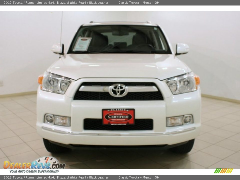 2012 Toyota 4Runner Limited 4x4 Blizzard White Pearl / Black Leather Photo #2