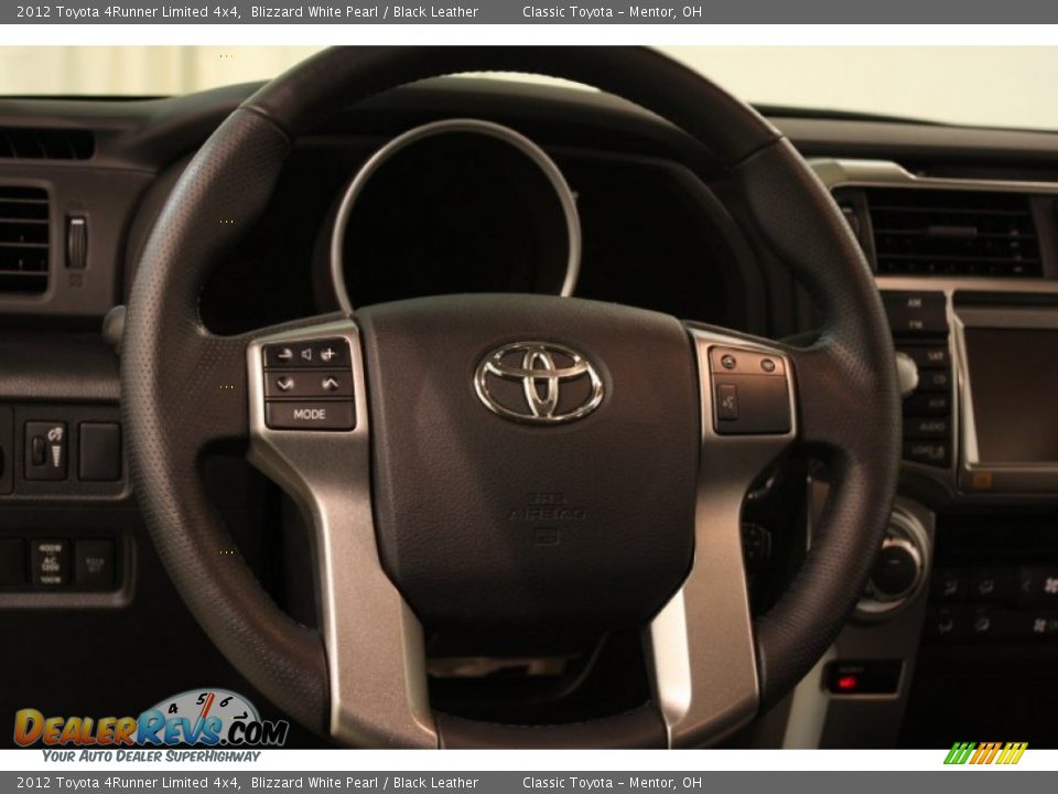 2012 Toyota 4Runner Limited 4x4 Blizzard White Pearl / Black Leather Photo #6