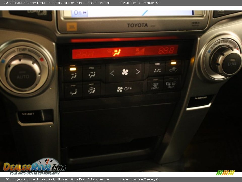 2012 Toyota 4Runner Limited 4x4 Blizzard White Pearl / Black Leather Photo #9