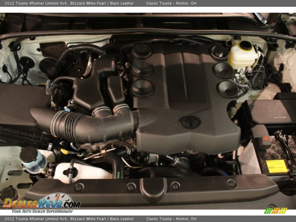 2012 Toyota 4Runner Limited 4x4 Blizzard White Pearl / Black Leather Photo #16