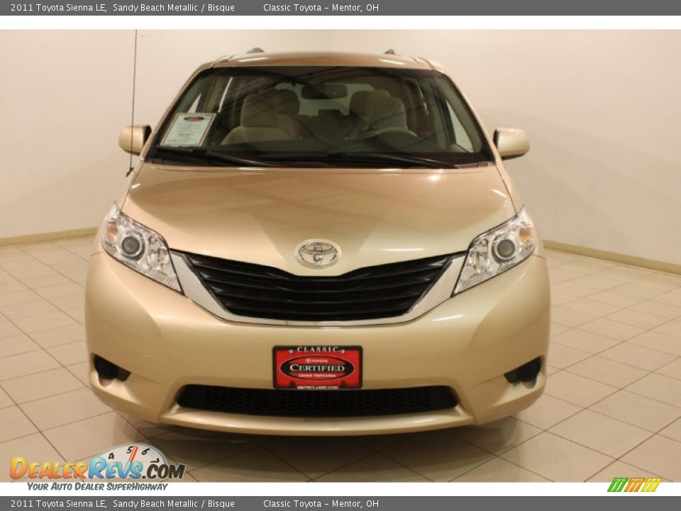 2011 Toyota Sienna LE Sandy Beach Metallic / Bisque Photo #2