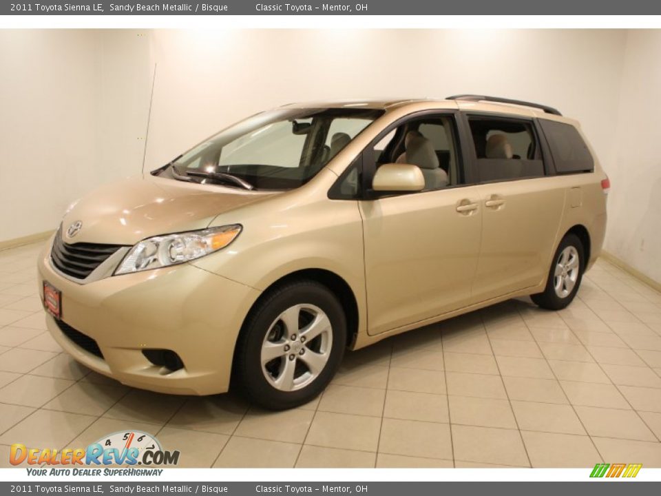 2011 Toyota Sienna LE Sandy Beach Metallic / Bisque Photo #3
