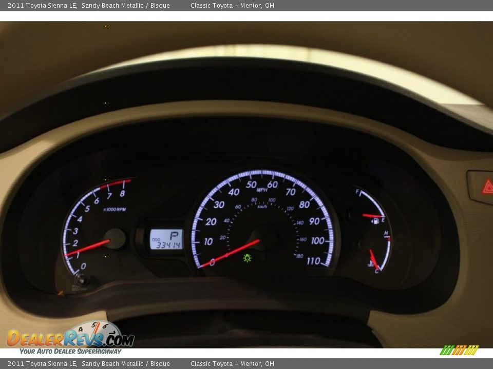 2011 Toyota Sienna LE Sandy Beach Metallic / Bisque Photo #7