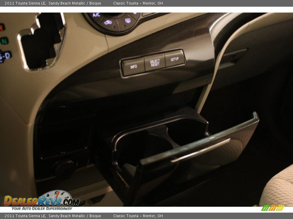 2011 Toyota Sienna LE Sandy Beach Metallic / Bisque Photo #10