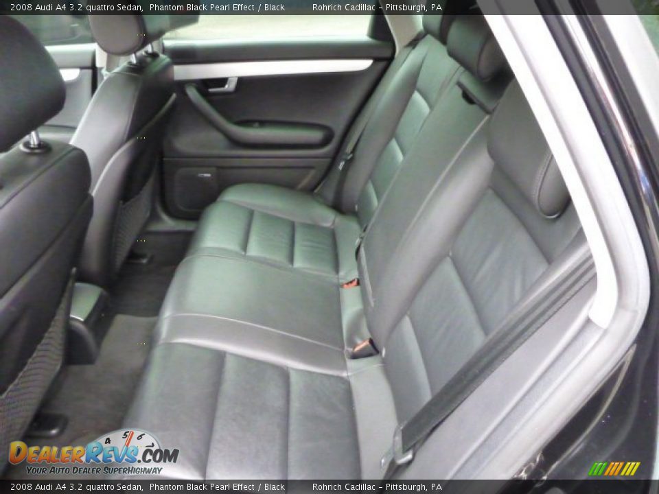 Rear Seat of 2008 Audi A4 3.2 quattro Sedan Photo #5
