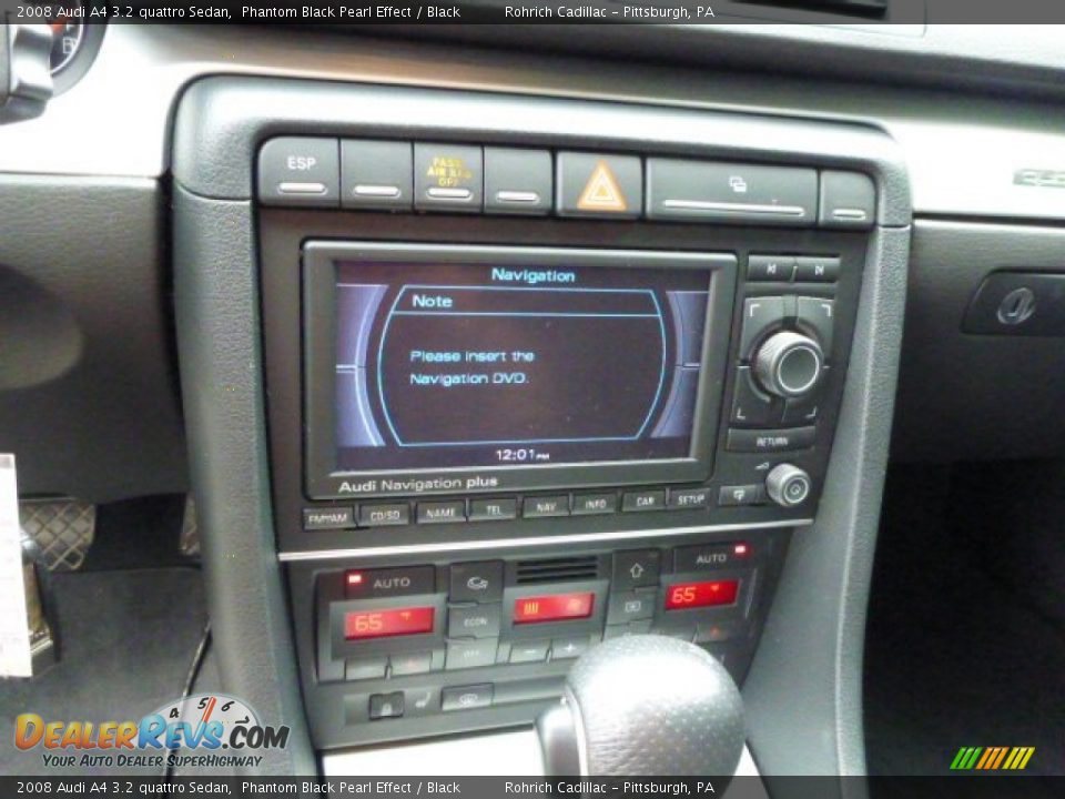 Controls of 2008 Audi A4 3.2 quattro Sedan Photo #19