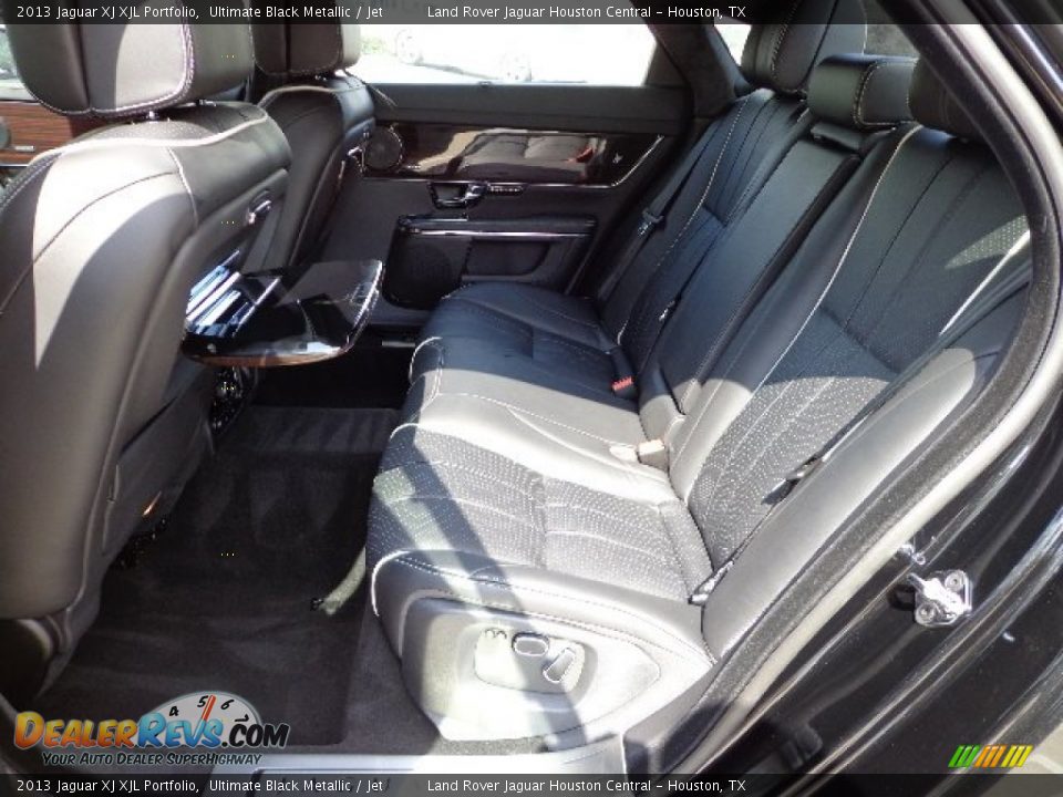 2013 Jaguar XJ XJL Portfolio Ultimate Black Metallic / Jet Photo #4