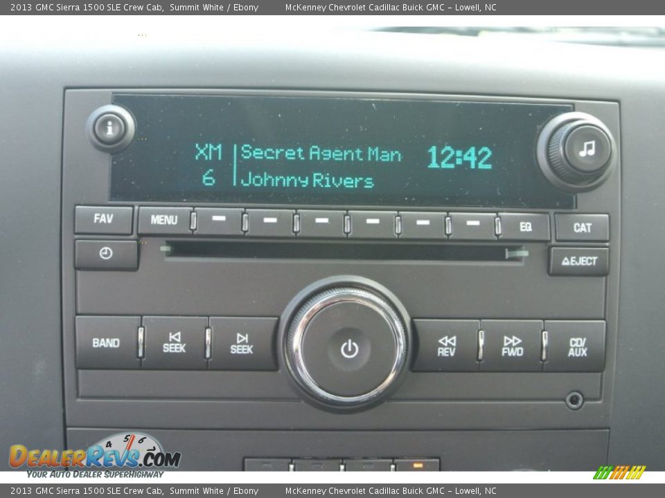 2013 GMC Sierra 1500 SLE Crew Cab Summit White / Ebony Photo #11