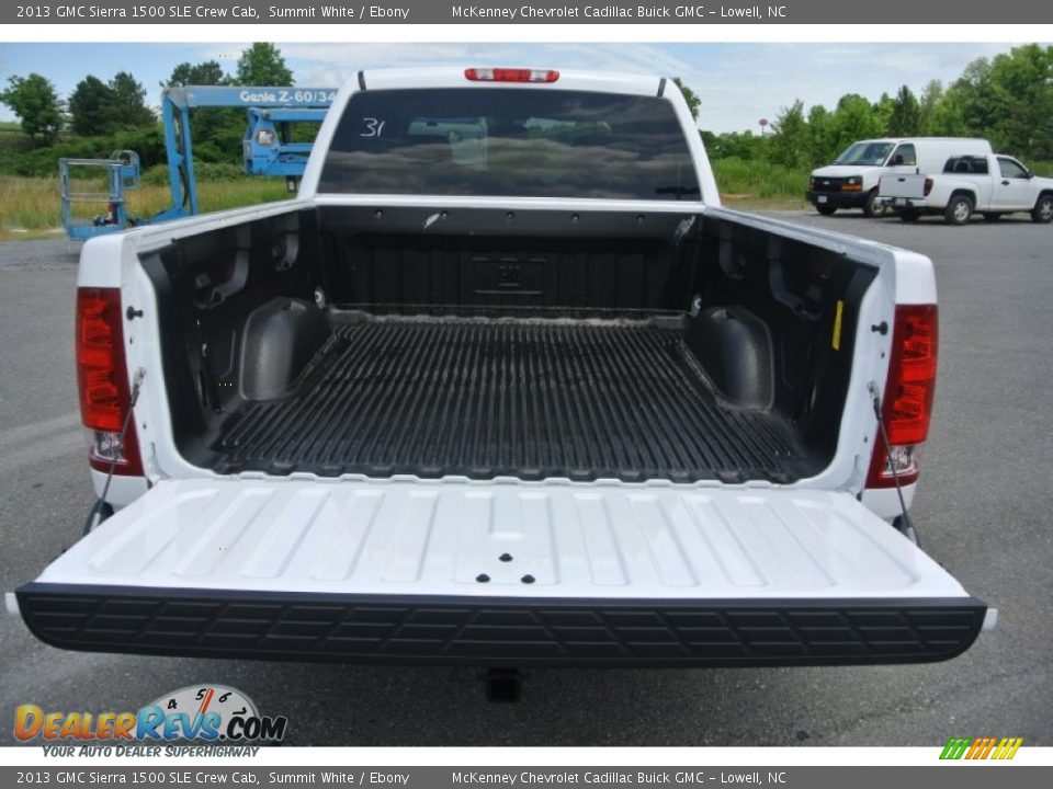 2013 GMC Sierra 1500 SLE Crew Cab Summit White / Ebony Photo #15