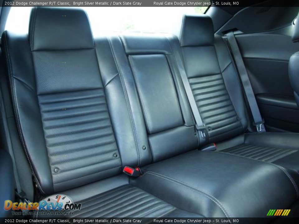 2012 Dodge Challenger R/T Classic Bright Silver Metallic / Dark Slate Gray Photo #7
