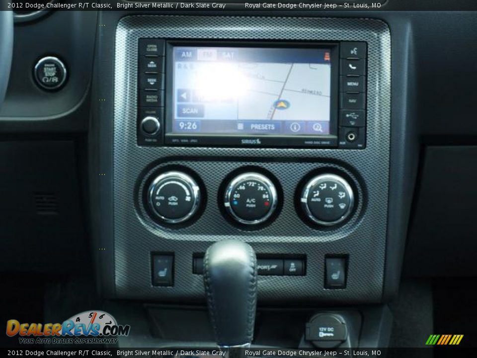 2012 Dodge Challenger R/T Classic Bright Silver Metallic / Dark Slate Gray Photo #10