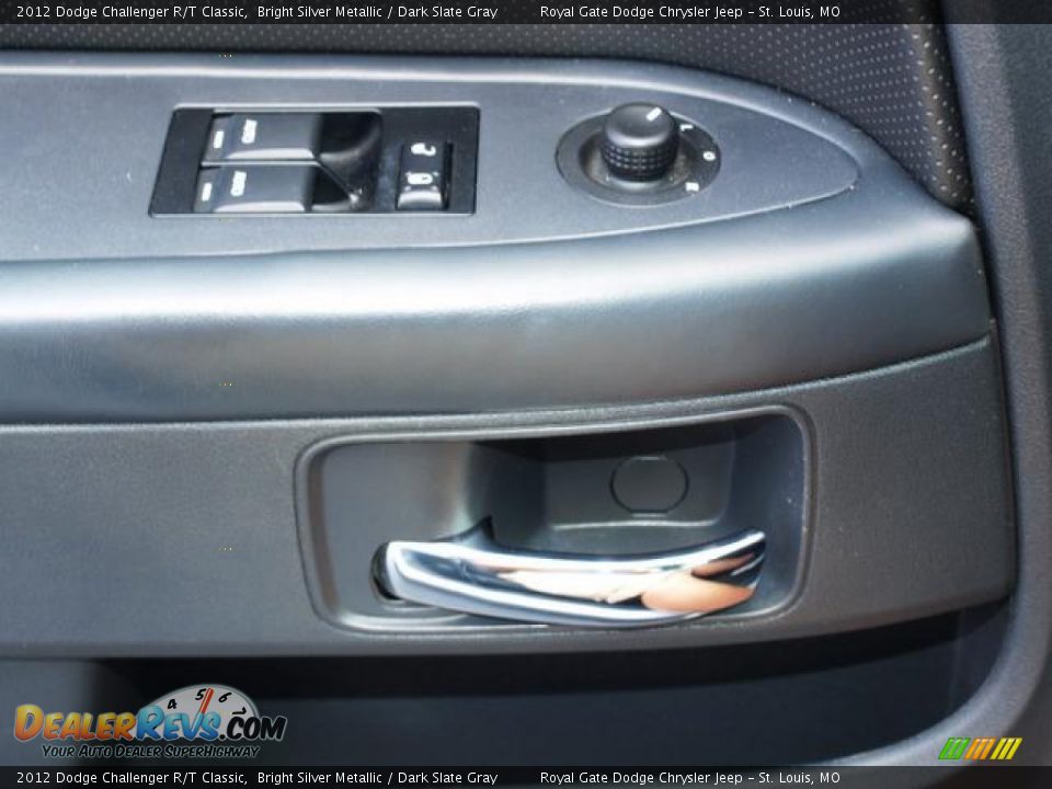2012 Dodge Challenger R/T Classic Bright Silver Metallic / Dark Slate Gray Photo #13
