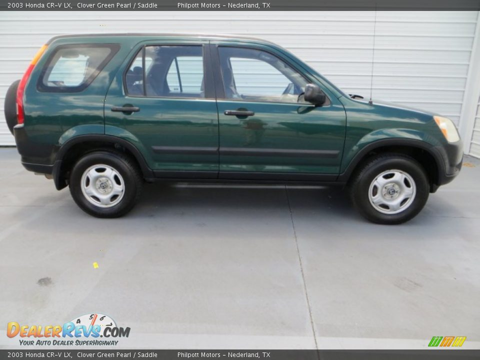 2003 Honda CR-V LX Clover Green Pearl / Saddle Photo #3