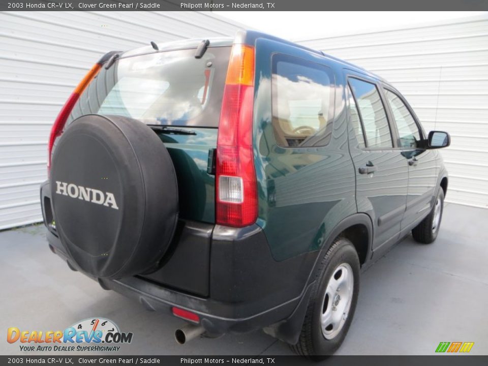 2003 Honda CR-V LX Clover Green Pearl / Saddle Photo #4