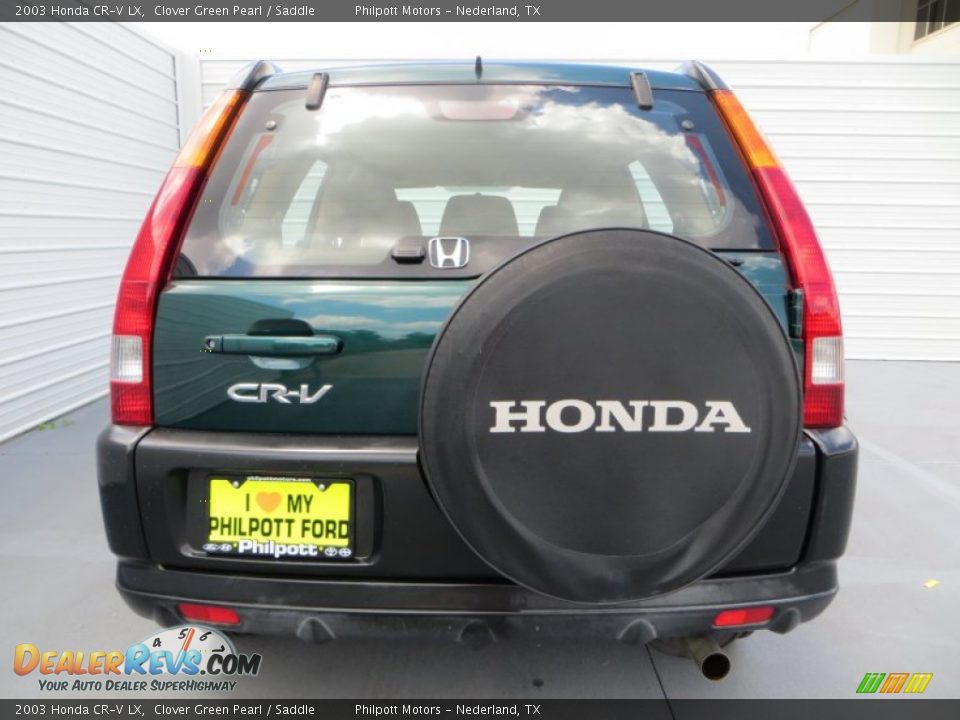 2003 Honda CR-V LX Clover Green Pearl / Saddle Photo #5