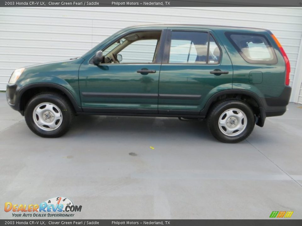 2003 Honda CR-V LX Clover Green Pearl / Saddle Photo #6