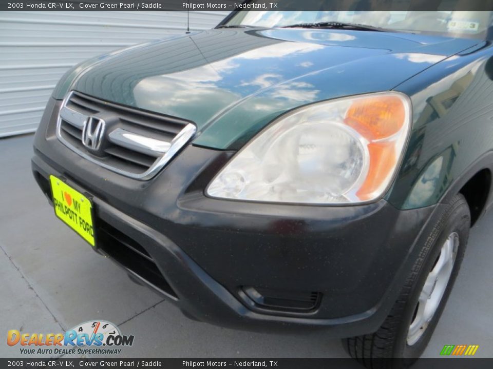 2003 Honda CR-V LX Clover Green Pearl / Saddle Photo #10